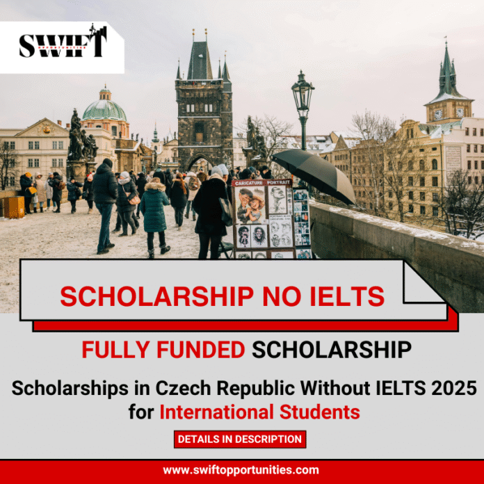 Scholarships in Czech Republic Without IELTS