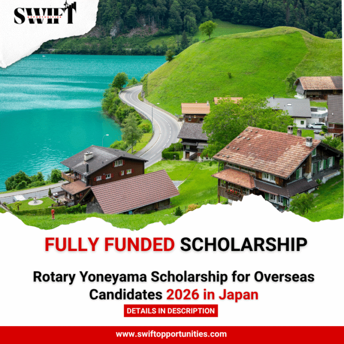 Rotary Yoneyama Scholarship for Overseas Candidates 2026 in Japan