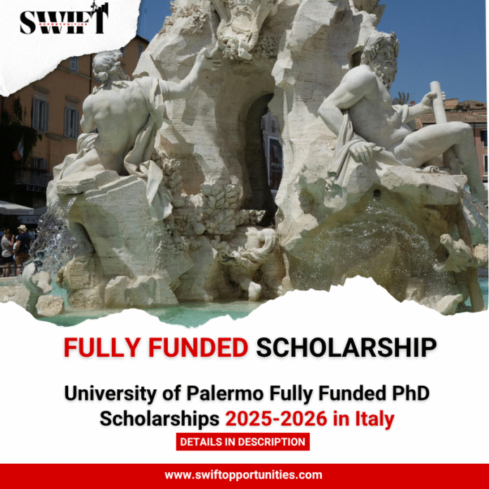 University of Palermo Fully Funded PhD Scholarships