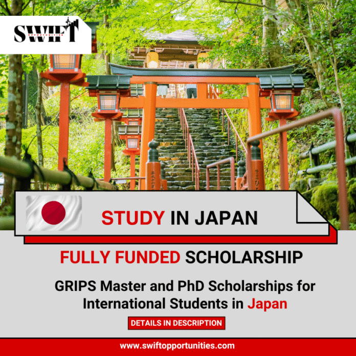 GRIPS Master and PhD Scholarships