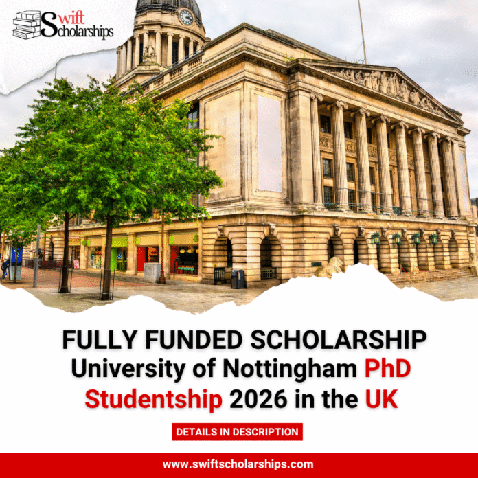 University of Nottingham PhD Studentship