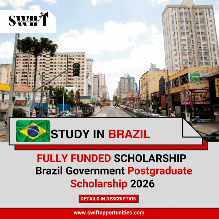 Brazil Government Postgraduate Scholarship