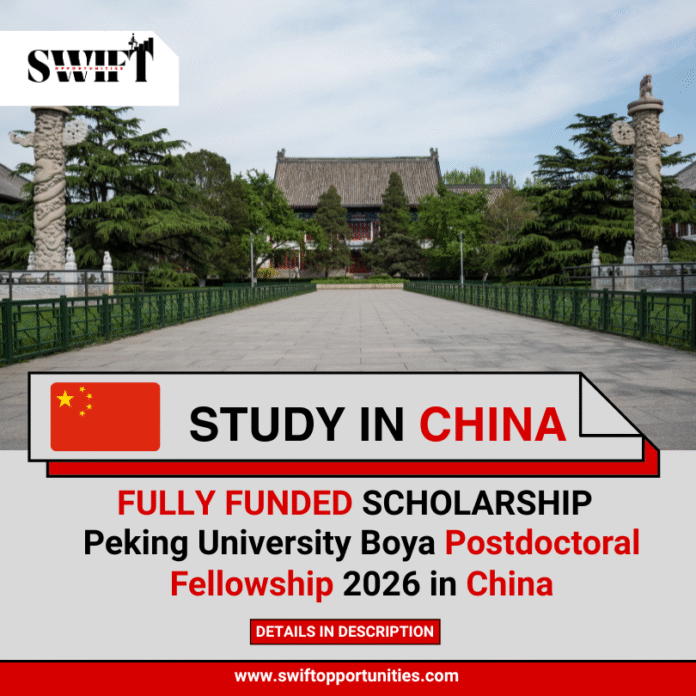 Peking University Boya Postdoctoral Fellowship