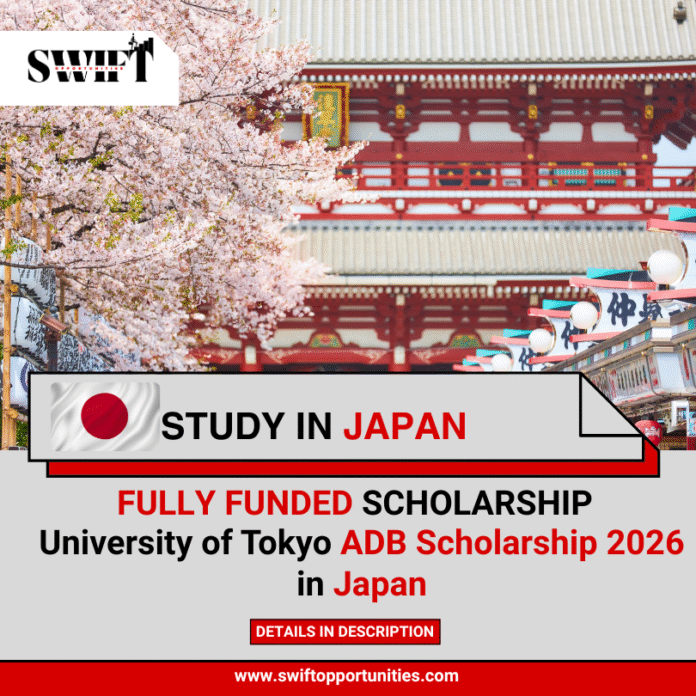 University of Tokyo ADB Scholarship
