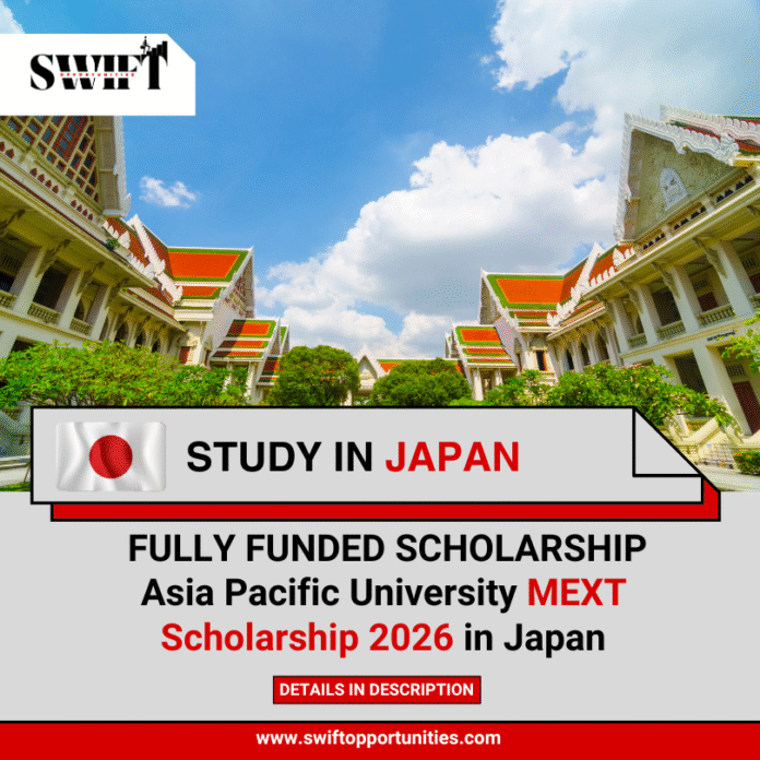 Asia Pacific University MEXT Scholarship