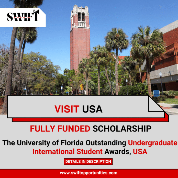UF Outstanding Undergraduate International Student Awards USA