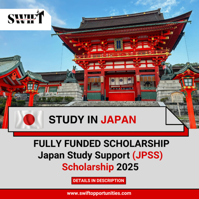 Japan Study Support (JPSS) Scholarship