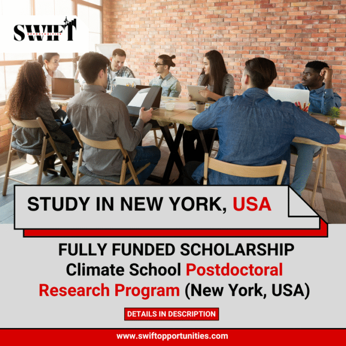 Climate School Postdoctoral Research Program