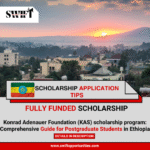 Konrad Adenauer Foundation (KAS) scholarship program: Comprehensive Guide for Postgraduate Students in Ethiopia Konrad Adenauer Foundation (KAS)